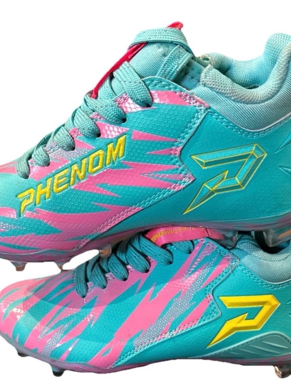 Kool-Aid 'Sharkleberry Fin' Kids Football Cleats Quantum Speed Phenom Elite 3.5 - Picture 6 of 9